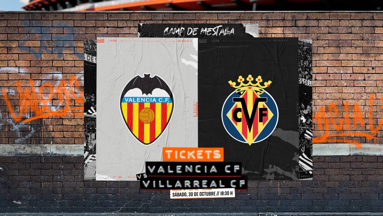 Entradas valencia vs villarreal